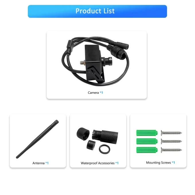 2MP 5MP Wireless Wi-Fi Mini Camera Support TF Card-22077 - Image 4
