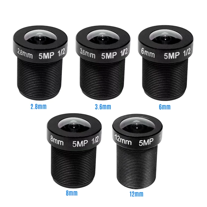 Poe Security Camera Lens 5MP-2.8/3.6/6/8/12mm lens - Image 6