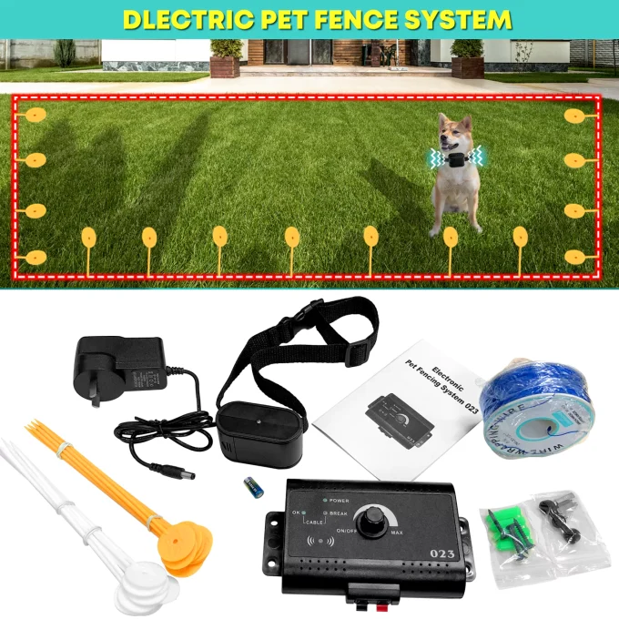 Wireless Electric Dog Fence System Shock Collars For Pet Collars-22162 - Image 2