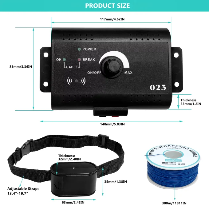 Wireless Electric Dog Fence System Shock Collars For Pet Collars-22162 - Image 4