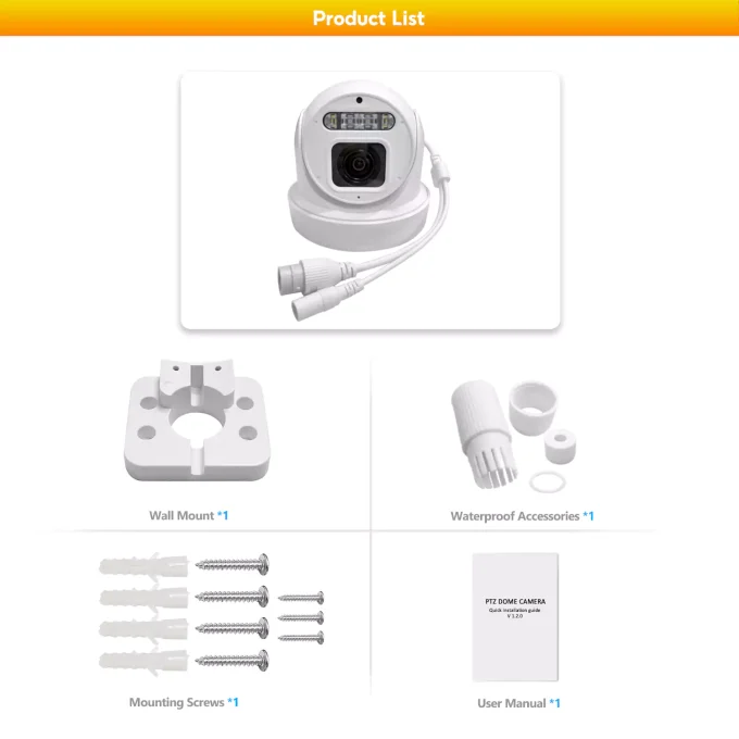 Eyes.sys 8MP POE 10X PTZ Camera Outdoor-22166 - Image 6