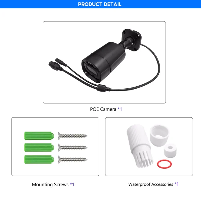 Eyes.sys 8MP ColorVu POE Bullet Camera-22168 - Image 5