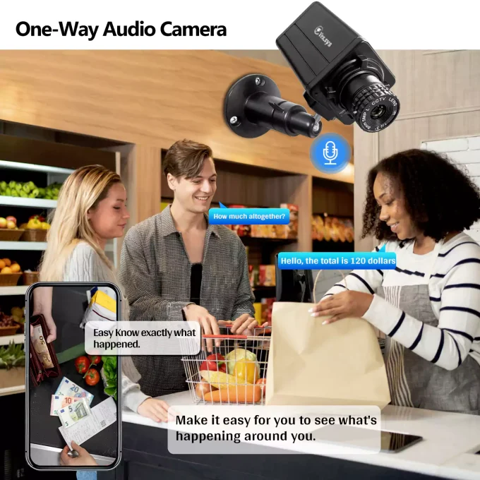 POE Security Camera 5MP/8MP Short shot Style-22173 - Image 2