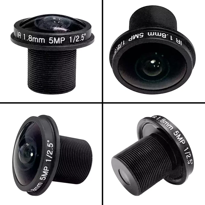 CCTV LENS 5MP 1.8mm M12 1/2.5″ Fisheye 180° for CCTV Security camera-22174 - Image 4