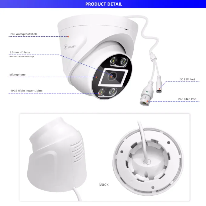 Eyes.sys 8MP/4MP POE Security IP Camera Outdoor-22176 - Image 5