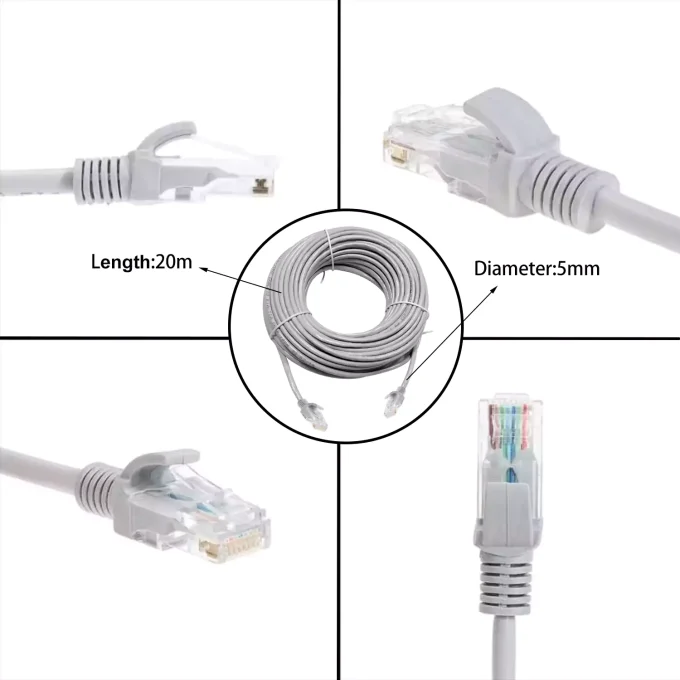 2Pcs RJ45 Cat5e Network LAN Cable 20M-22043 - Image 5