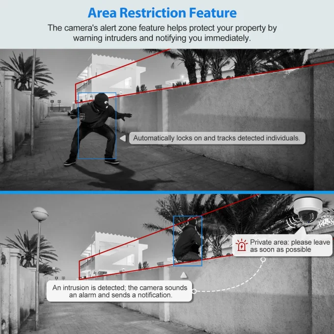4K POE IP Camera Outdoor With SD Slot-MN837-PS - Image 7